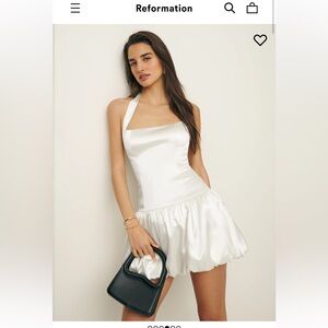 Reformation Babette Silk Dress